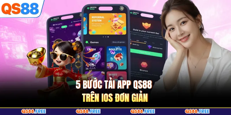 Tải App QS88 2 5 bước tải app QS88 trên ios đơn giản